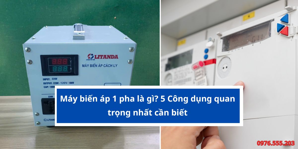 công dụng của máy biến áp 1 pha