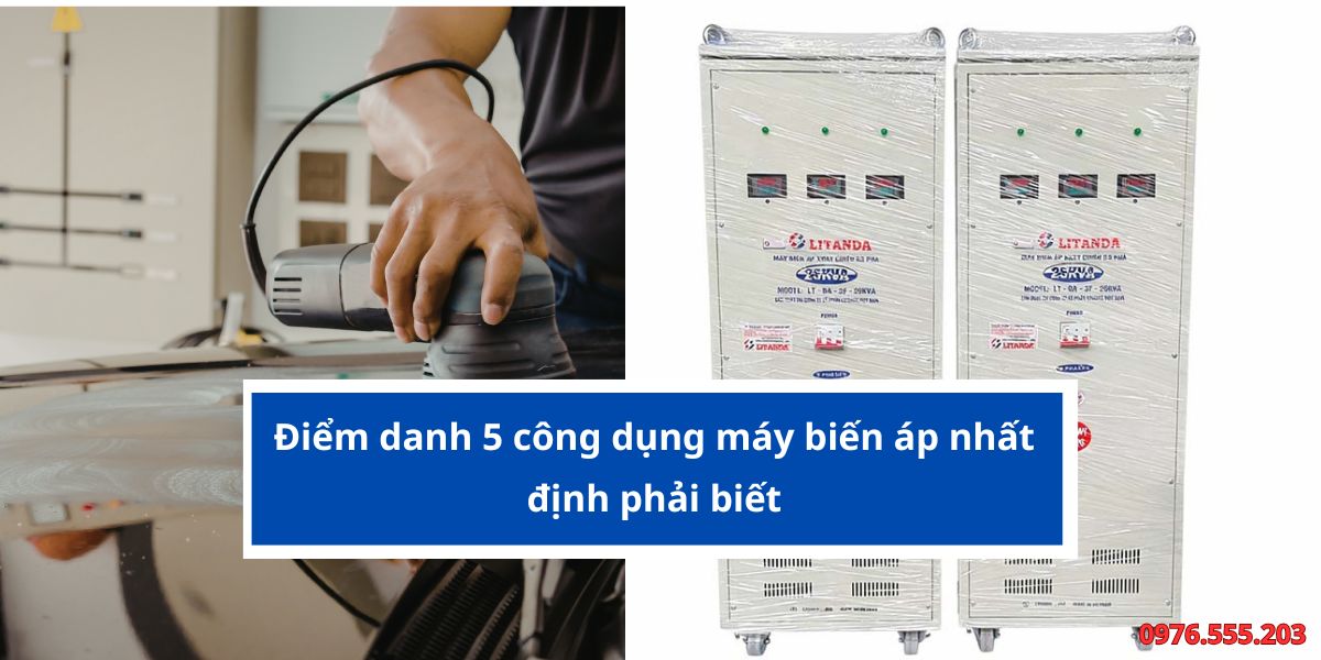 công dụng máy biến áp