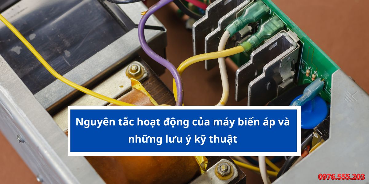 nguyên tắc hoạt động của máy biến áp