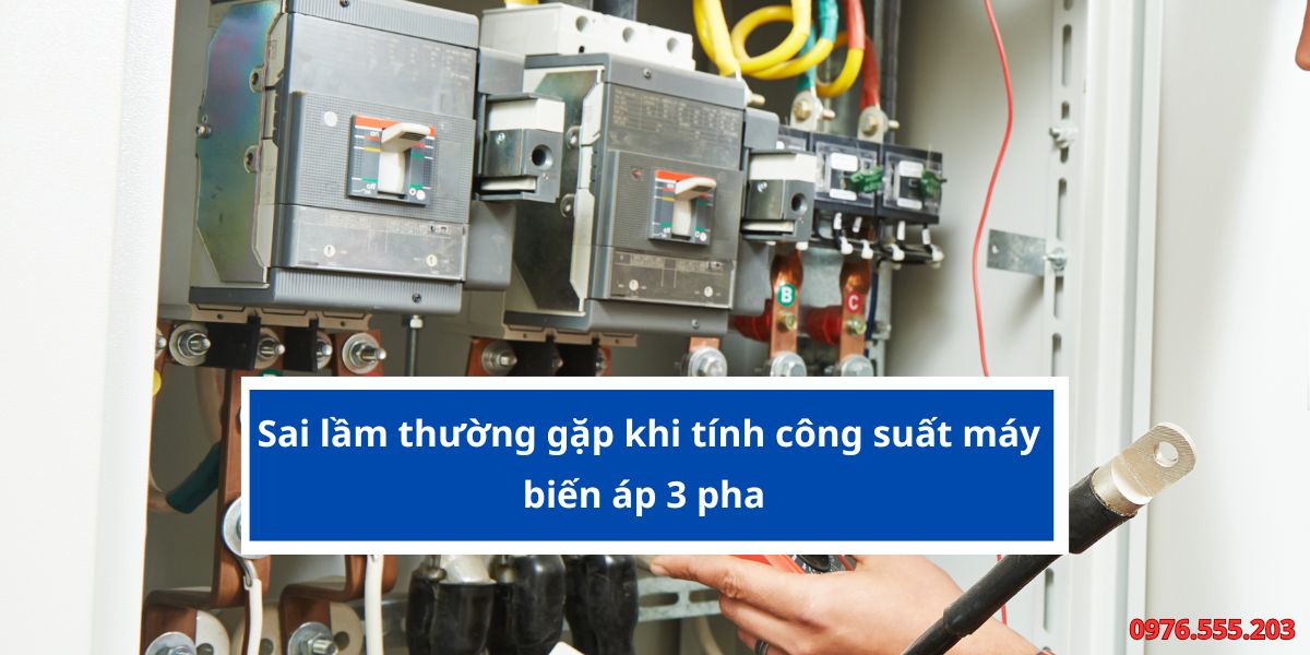 tính công suất máy biến áp 3 pha